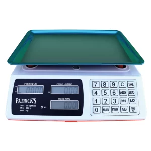 Balanza Comercial Patrick's ACS-826T de 30 Kilos