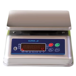 Balanza de Acero Inoxidable Súper S6 de 30 Kilos